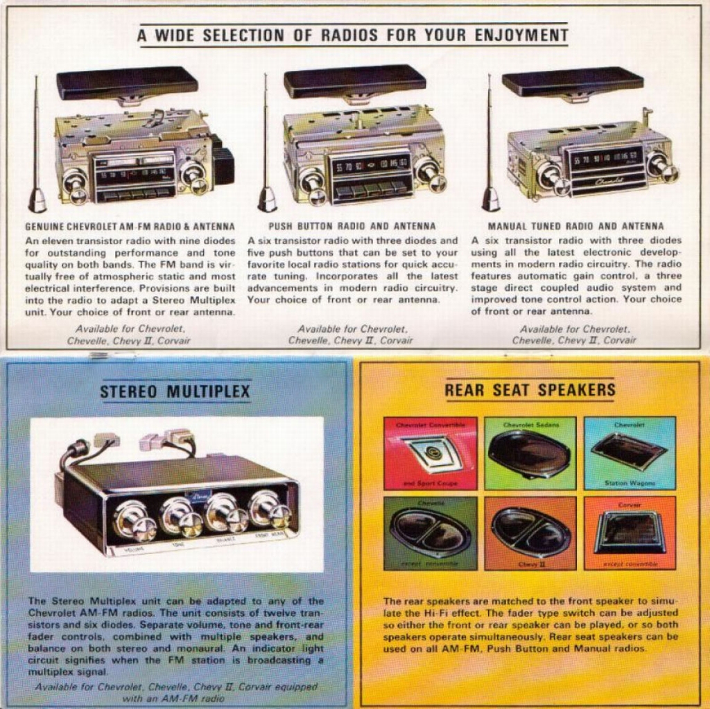 1965 Chevrolet Accessories Foldout Page 5